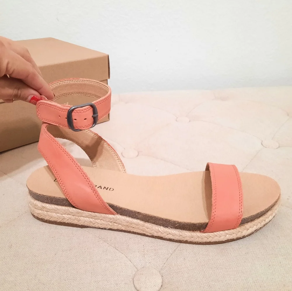 Lucky Brand Coral Espadrille Ankle-Strap Sandals